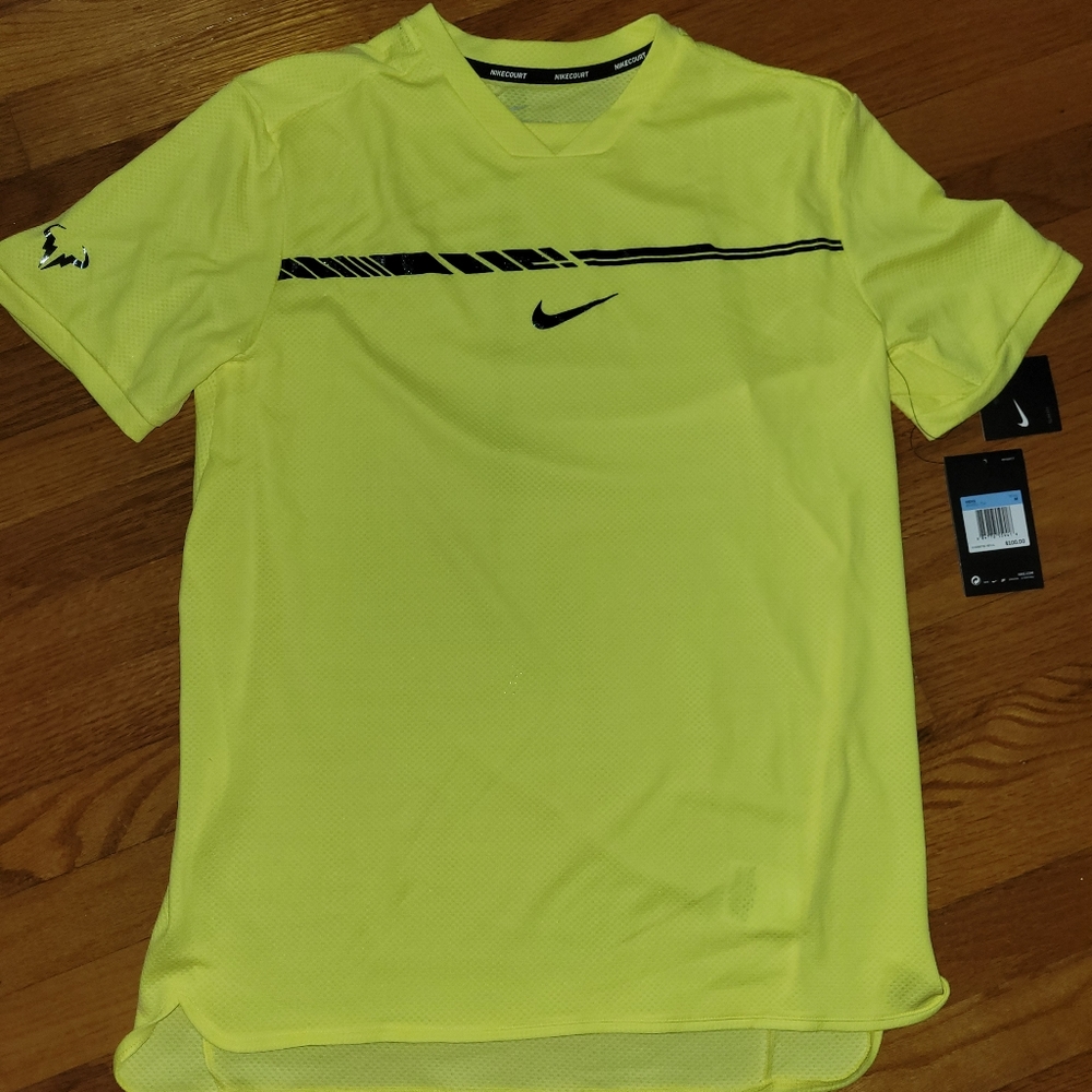 Rafa Nadal Nike Tennis Shirt Jersey Aeroreact